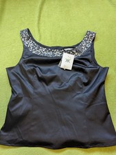 🛍️KALIKO Black Special Occasion Beautiful Top Size UK 14,BNWT