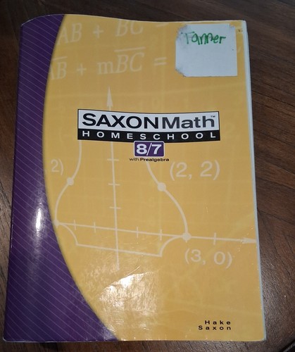 Saxon textbook and - saxon,