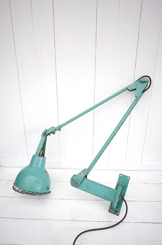 Vintage industrial wall lamp - vintage,