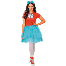  Dr. Seuss Thing 1 or Thing 2 Dress Costume - Morris Costumes