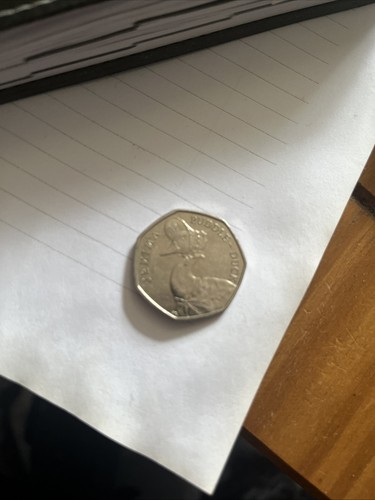 2016 jemima puddle duck - jemima, 50p