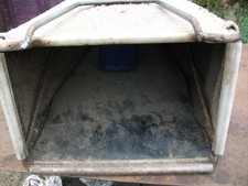 Large Honda Lawnmower Grass Bag & Frame 34cm Across Bottom 23cm Top to Bottom