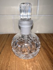 Waterford Crystal Lismore Perfume Bottle with Stopper Signed Vintage VGC