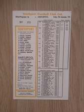 Southport v Hartlepool