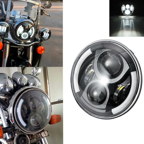 Motorcycle headlight led - 7'',