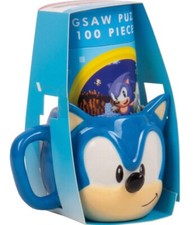 Sonic The Hedgehog Mug & Puzzle Gift Set NEW