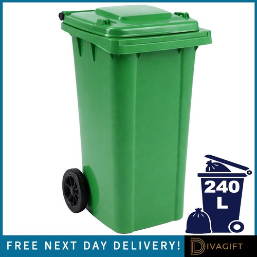 240l green wheelie bin - wheelie, for