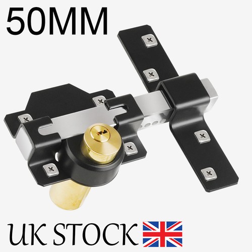 70mm long throw gate - lock,