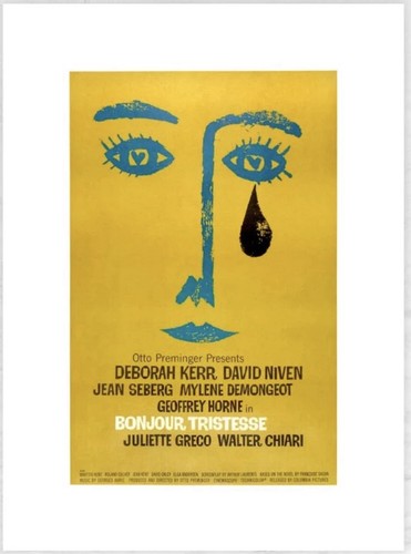 Bonjour tristesse poster - bonjour,