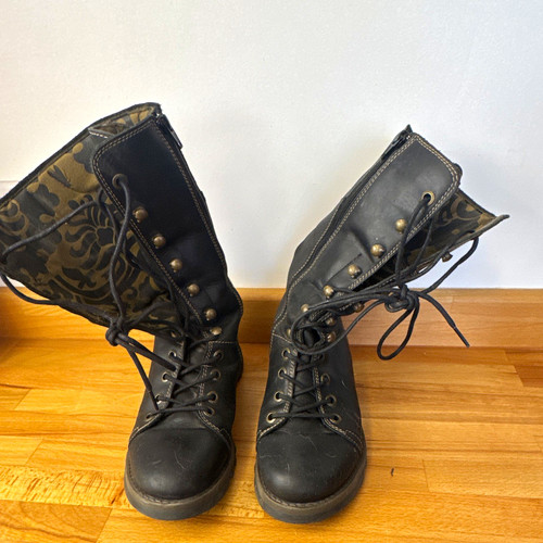 Fly london black leather - fly,