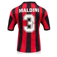 Paolo Maldini Signed AC Milan 1994 Home Football Shirt