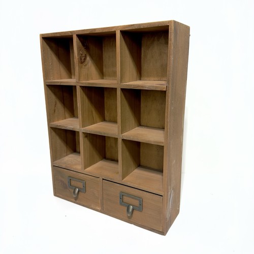 Wooden box shelf cube wall - box,