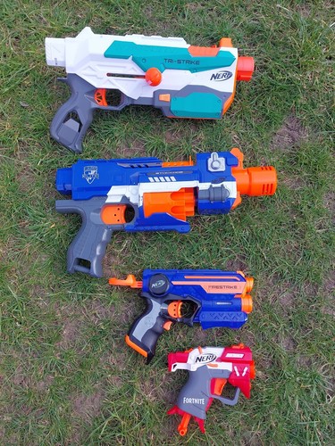 Nerf gun bundle tri strike - gun, tri-strike