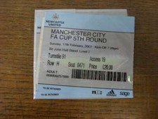 17/02/2002 Ticket: Newcastle