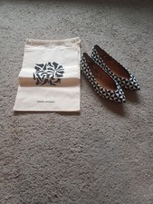 Isabel Marant Printed Canvas Pumps & Ballerine Ballet Shoes Boxed With Dust Bags