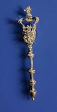 Silver Tone Royal Scepter