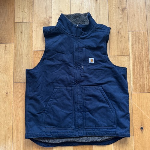 Carhartt navy canvas sherpa - carhartt,
