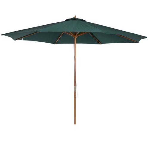 Outsunny wooden garden parasol - outsunny,