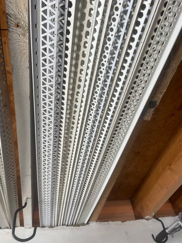 Plastic angle beads - plastic, stop