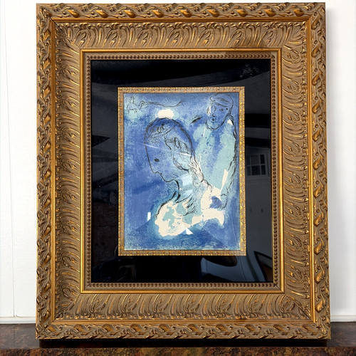Chagall original lithograph - chagall,