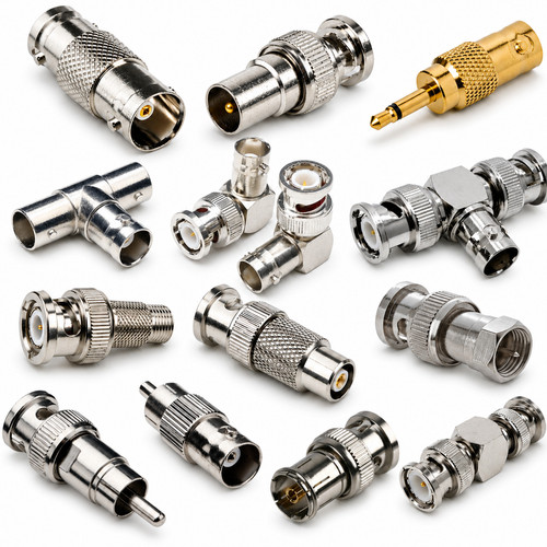 Bnc adaptors male female - adaptors,