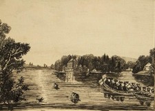 Del La Rue embossed antique