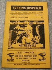 RAITH ROVERS PROGRAMMES