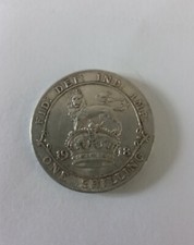 UK 1918 Silver Shilling