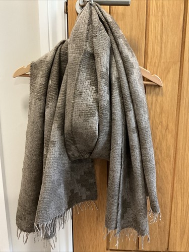 Jigsaw light brown scarf shawl - brown,