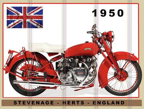 Vincent motorcycle theme retro - theme,