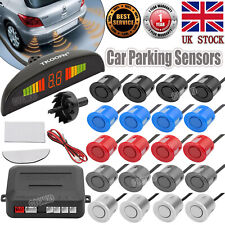 4x/8x Parking Sensors Car Reverse Backup Front Rear Radar LED Alert System Kit