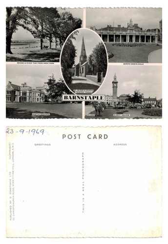 Vintage postcard barnstaple - postcard,