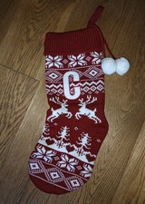 Matalan White & Red Knitted