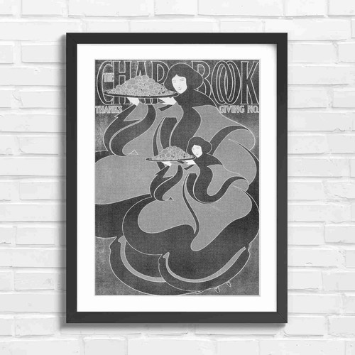 Vintage art nouveau woman - art,