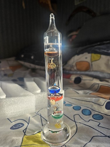 Glass galileo thermometer - glass,