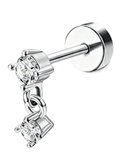 Labret piercing surgical - surgical, steel