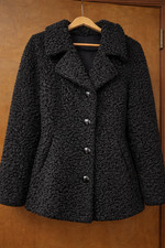 Black Astrakhan Fur Coat