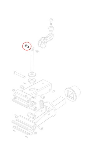 Park tool handle screw - handle,