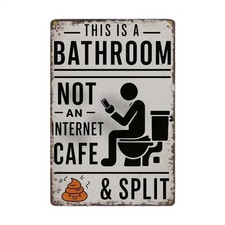 Funny Bathroom Wall Decor