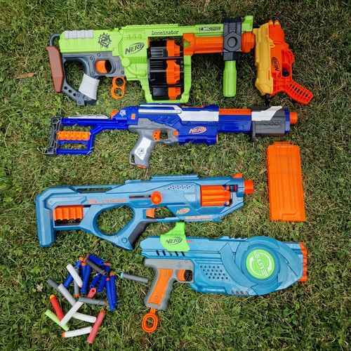 Nerf gun bundle elite - gun,