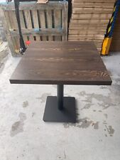 Restaurant Cafe Wooden  Table with base