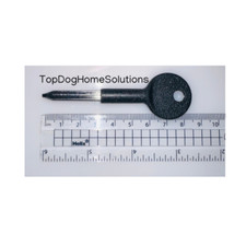 SPARE STAR SECURITY KEY Chubb Rack Bolt Door Window Lock Replace Lost black TDHS