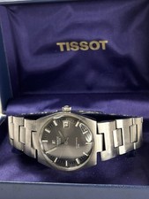 TISSOT PR516 Vintage 1970’s *+BOX* Men’s Grey Automatic Date Silver Watch 44630