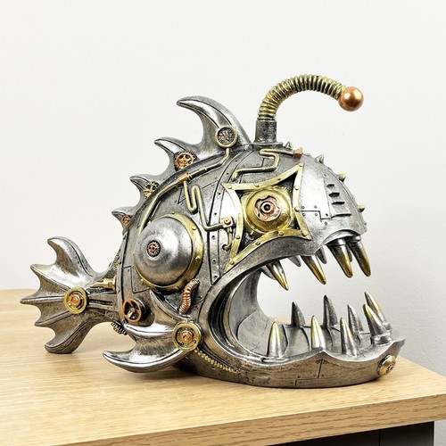 Steampunk ornament fish - steampunk,