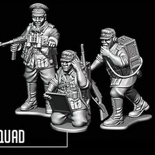 28 mm Afrika Korps HQ team