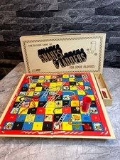 1950s De Luxe Snakes & Ladders Vintage Marchant Board Traditional Games