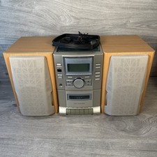 Sanyo DC-DA100 CD Cassette Radio Mini Hifi System Tested Working
