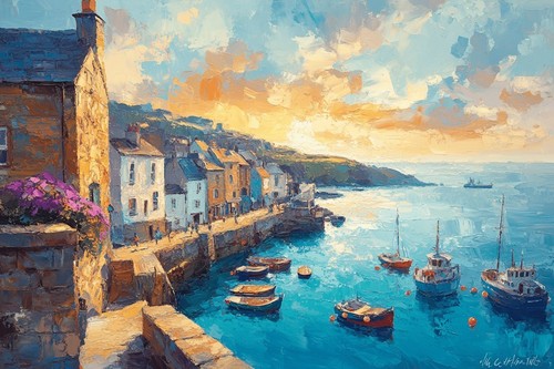 Seaside seascape canvas - seascape,