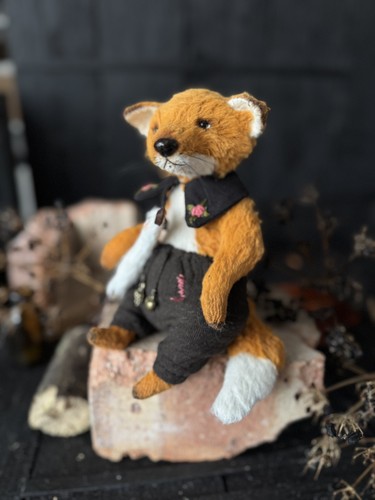Handmade artist teddy fox - fox, soft