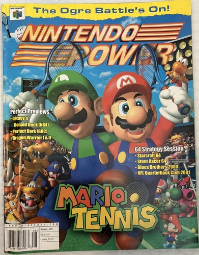 Nintendo power mario tennis - nintendo,